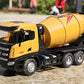 Gemini&Genius Construction Vehicle Cement Truck Toy For Kids, Heavy Duty Cement Mixer Truck For Pretend Play, 1/50 Scale Diecast