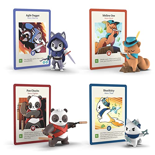 TeeTurtle Here to Slay Vinyl Mini Series Blind Box - Mystery Figure & Holographic Card - One Size, White/Black - Model 5783-VF-BOX1