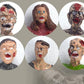 Powertrc Toy Zombie Action Figures With Movable And Detachable Joints | Mini Zombie Figurines | Great For Presents, Decoration, And Party Favors | Pack Of 6, 4 Inches Tall Zombies (72 Pcs)