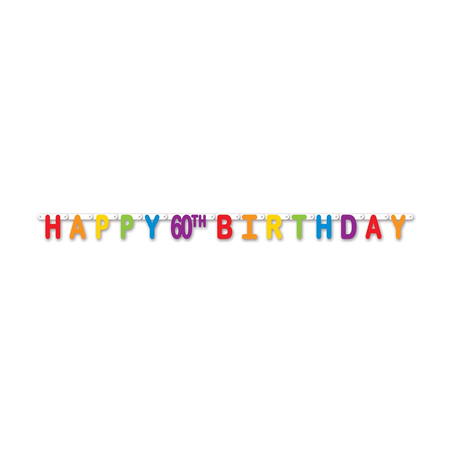 Happy  60Th  Birthday Streamer