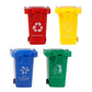 Aiting Kids Push Toy Vehicles Garbage Truck'S Trash Cans Toys Mini Curbside Vehicle Garbage Bin