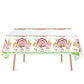 41Pcs Pink Farm Party Supplies,Include 20 Plates, 20 Napkin And 1Pcs Tablecloth,Used For La Granja De Zenon Birthday Party Decor