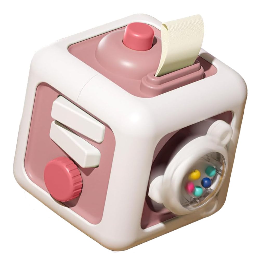 Busy Cube Toys For 1 Year Old Girl, Baby Toys 12-18 Months, Travel Sensory Toys For Toddlers 1-3 Year Old, Montessori Toys For 1