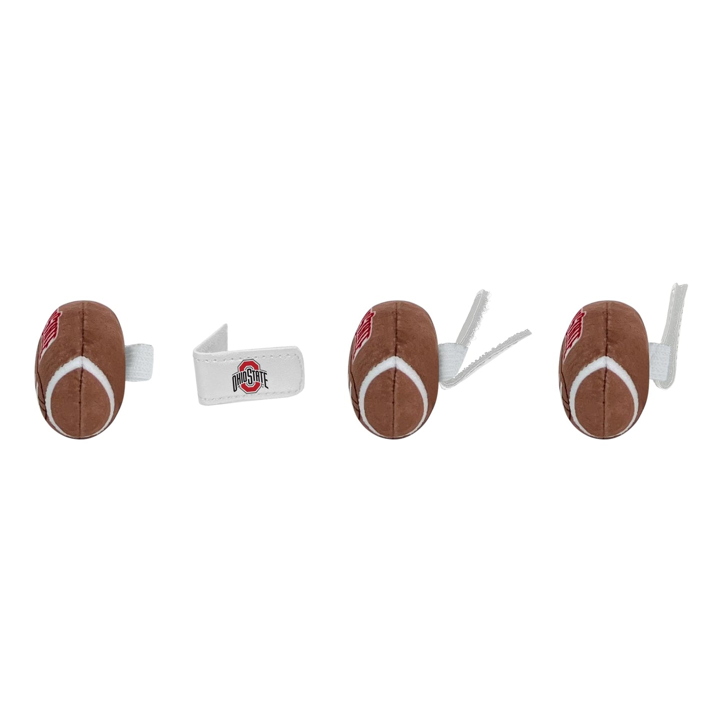 Bobbi-Dobbiez Attachable Plushie Ohio State University Football Bobbi-Dobbiez Attachable Plushie
