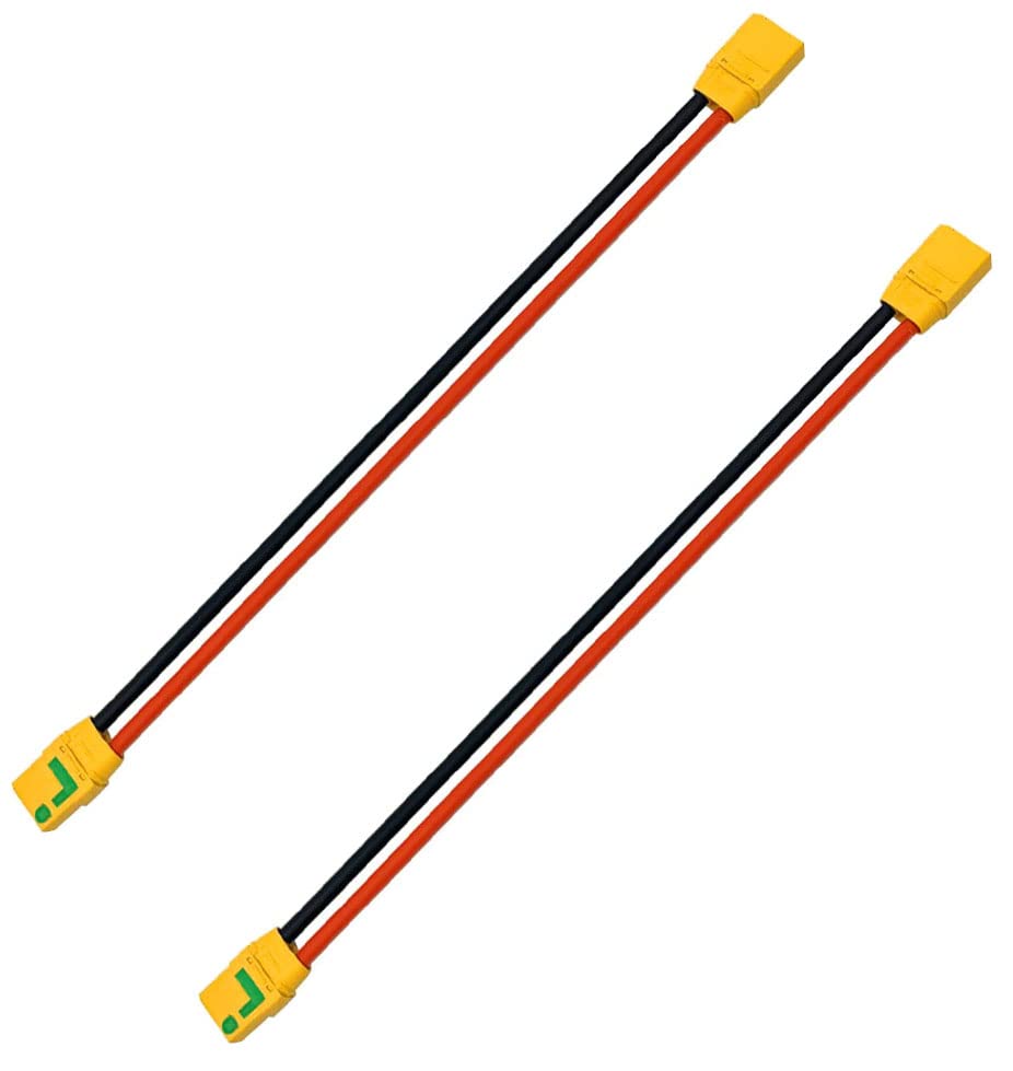 Jiechun Xt90-S Anti-Spark Female To Xt90 Male Plug Extension Wire Cable Lead Silicone Wire 10Awg For Rc Lipo Battery Fpv Drone L