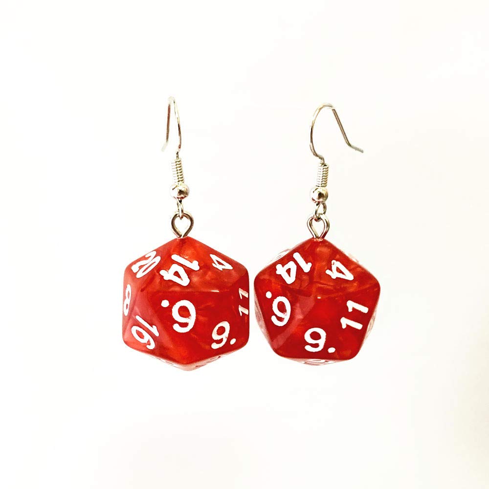 Game Dunge RPG TTRPG Polyhedral Dragons Master Earrings Gifts for Women Teens Adults(1)