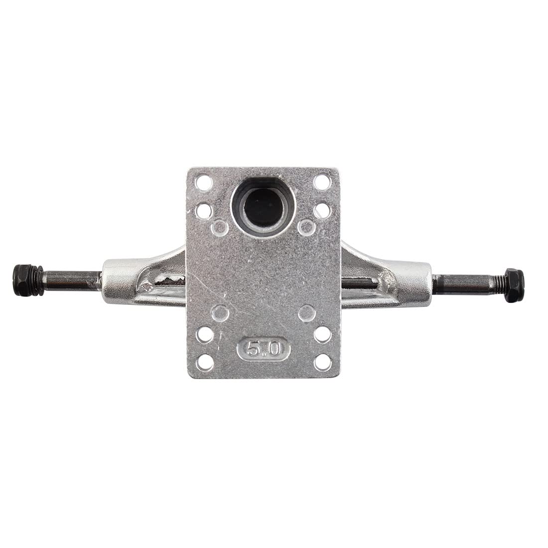 ZHuidjo Skateboard Trucks Accessories 198mm Length Pair Silver Tone (SN: bc5 d7b f39 ebb 1ac)