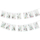Alice in Wonderland Party Decorations - Mad Hatter Double-Sided Garland for Birthday Party, World Book Day, Paper, 3m Length - M