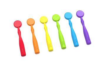 Hand2Mind Magnetic Wands For Kids, Magnet Wands, Magnets For Kids Science, Magnets With Wand, Magnets For Teaching, Preschool Science, Magnet With Handle, Science Classroom Supplies (Set Of 6)