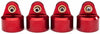 Traxxas 8964R Shock Caps, Aluminum (Red-Anodized), Gt-Maxx Shocks (4)
