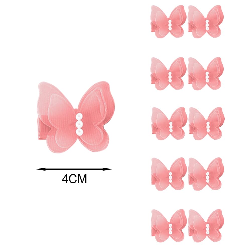 Bgfks Tutu Skirt For Girls,5 Pack Princess Party Favor Dress Skirt Set With Hairclips For 2-8 Years.(Watermelon)