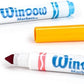 Crayola Window Markers (8 Count), Washable Window Markers for Kids, Works On Glass Surfaces, Fun Gifts for Kids