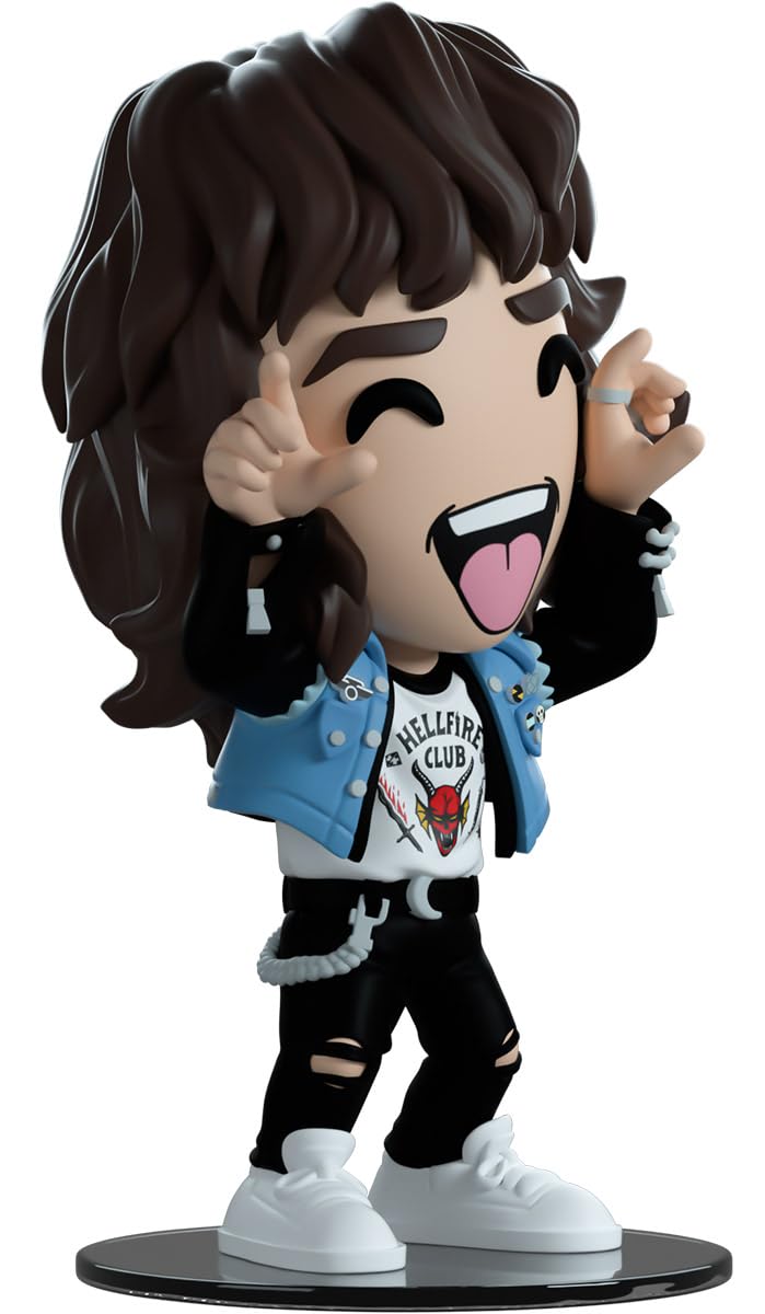 Youtooz Hellfire Club Eddie 4.7 inch Vinyl Figure, Hellfire Club Eddie from Netflix Stranger Things Series by Youtooz Stranger T
