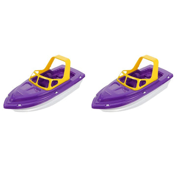 Toddler Speedboat Bath Toys 2pcs - Fun Carrier Sand & Beach Floating Toys for Boys