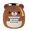 Finebee Bear Plush Brown Bear Stuffed Animal With Congratulation Graduation Card For Students Aderable Celebratory Gradua Gifts