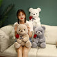 Shafish Cute Plush Rose Bear Stuffed Animal Teddy Bear Plush Toy Gift For Children And Girls (Light Brown, 45Cm/17.7In)