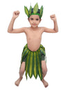BookMyCostume Kids Famous Jungle Boy Tribal Leaf Theme Outfit  Forest Animals Friend Fancy Dress Wear for Boys Annual Day Role 