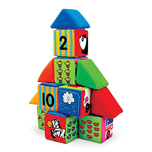 Melissa & Doug Ks Kids Match And Build Soft Blocks Set