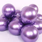 KALOR 12 Inch Metallic Purple Latex Balloons - 50 Pcs for Birthday, Baby Shower, Wedding Decorations