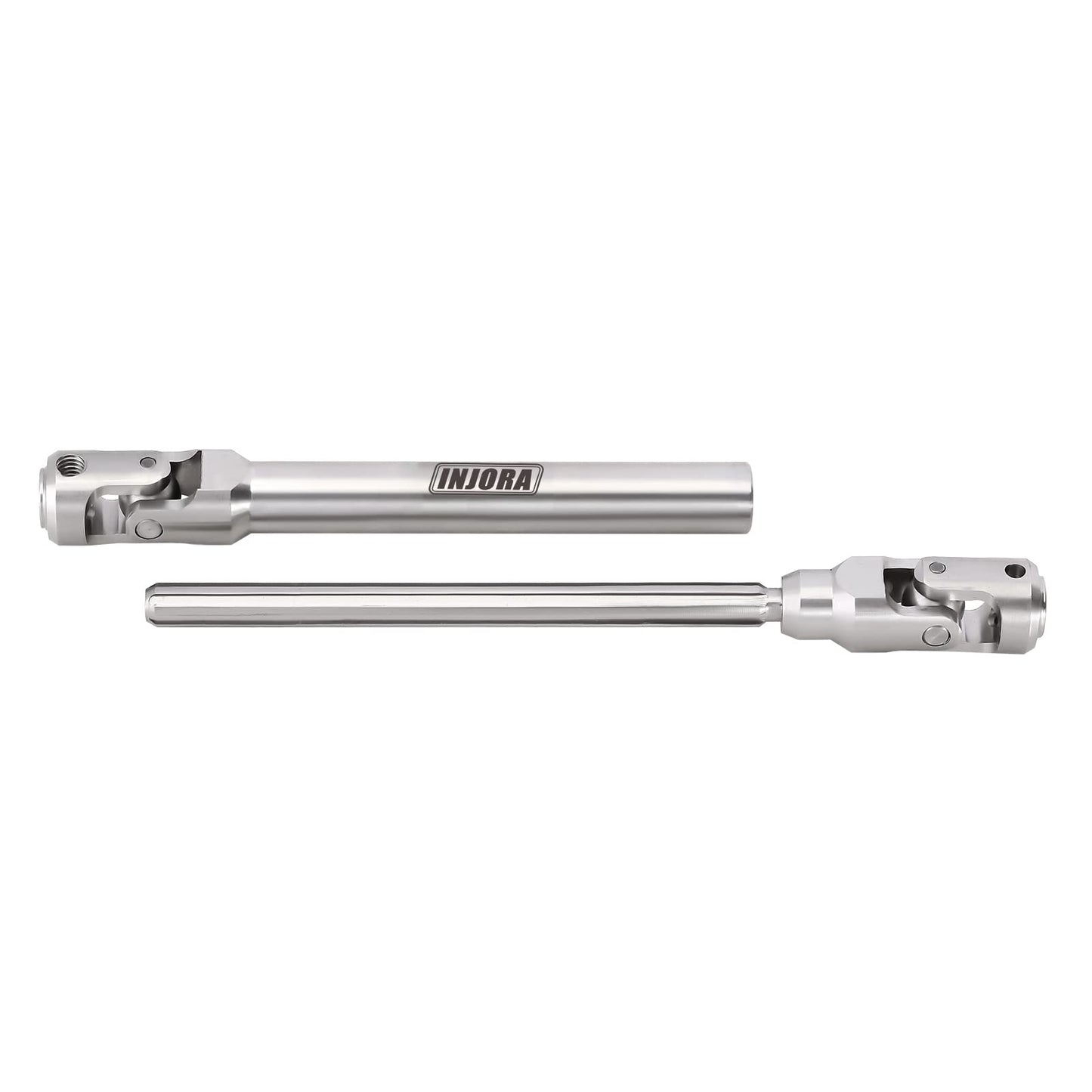 INJORA Drive Shaft Stainless Steel Heavy-Duty Driveshafts for Axial SCX10 90046 AXI03007 TRX4 Redcat Gen8 1/10 RC Car Crawler Up
