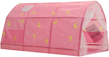Kids Tent, Boys Girls Play Tents Bed Tents, Portable Baby Toddlers Sleeping Tent With Double Net Curtain For Bedroom Decor Indoo