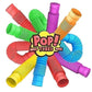 Pop Tubes Fidget Toys For Kids & Adults  Expandable Stretch Sensory Tubes, Colorful Bendable Interactive Stress Relief Toy Set 