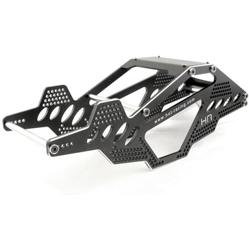 Hot Racing SCP14RR01 Aluminum Rock Racer Conversion Chassis (black) - Ax10