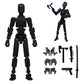 Rugwun Titan 13 Action Figure Lucky Robot 13 Action Figures Funny 3D Printed Multi Jointed Action Figures Nova 13 Action Figure Desktop Decorations Game Gifts for Kids mature-themed (Black)