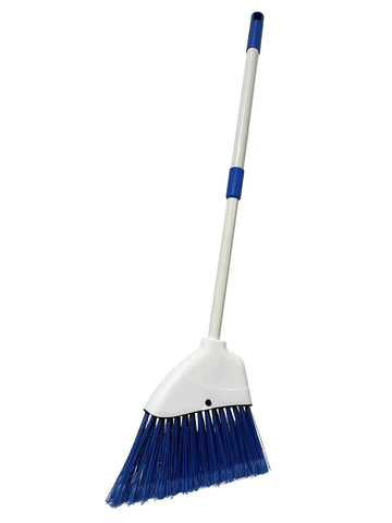 Xifando Kids Broom-Housekeeping Cleaning Tool For Kids Pretend Playing,Retractable Small Broom For Littler Helper(White+Blue)