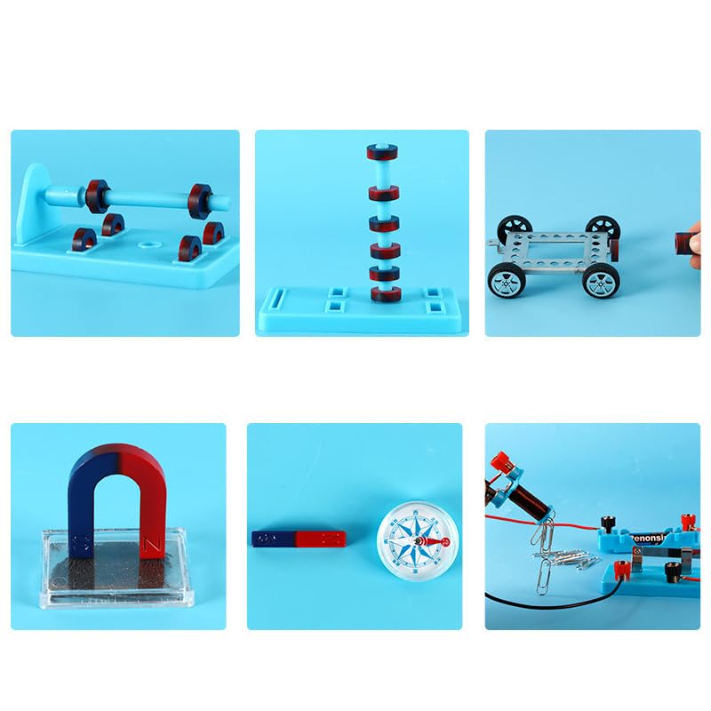 Science Experiment Magnets Set For Kids Electromagnet And Basic Circuit Tools Kit For School Lab Education Physics Projects Diy