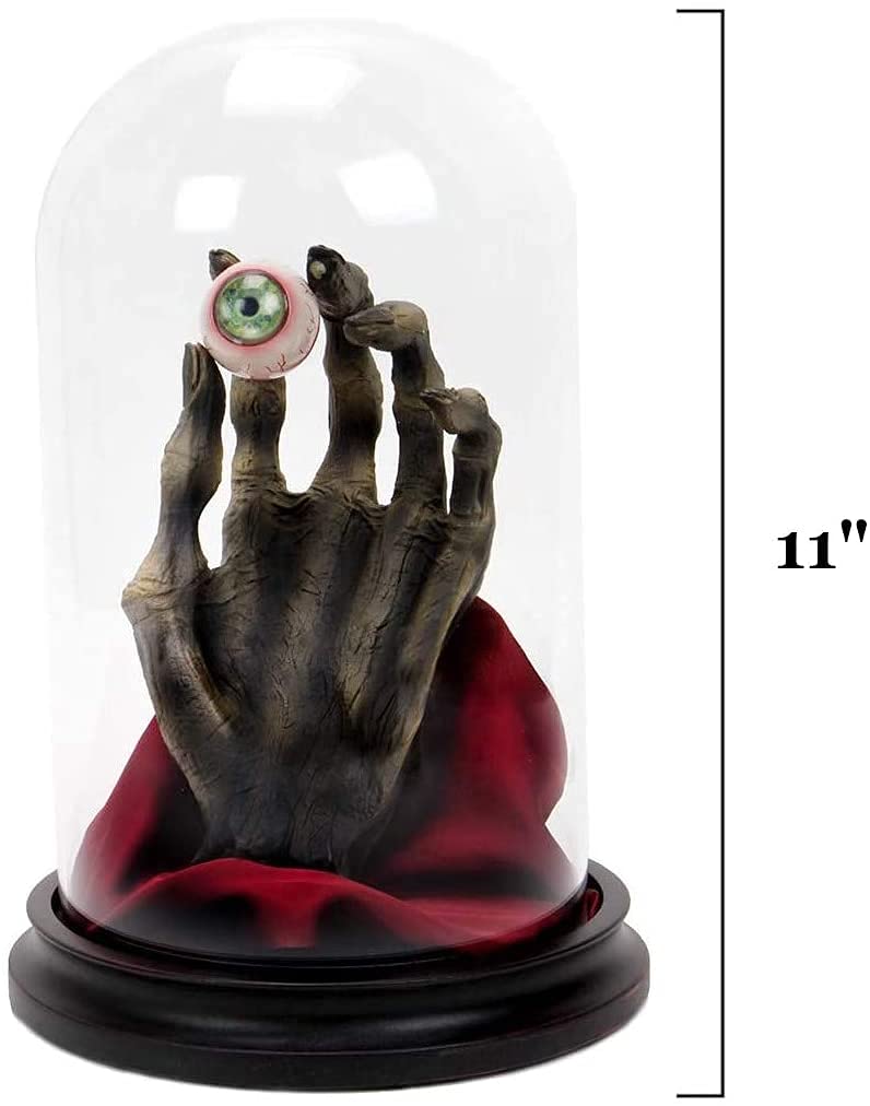 WizKids D&D Icons of The Realms Eye and Hand of Vecna Figure, 7.5 inches, Bloodshot/Golden-green, Model WZK96025, Wood Material
