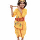 BookMyCostume Cotton Krishna Dress For Baby Boy|Print Shri Krishna Costume For Kids With Patka,Flute,Mukut & Mala|Janmashtami Ph