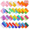 Kids Party Favors Fidget Toys Bulk 30 Pack Mini Pop Fidget Keychain Its Birthday Party Favors For Kids 4-8,8-12 Year Small Kid Classroom Prizes Fidgets It Bubbles Poppers Students Goodie Bag Stuffers