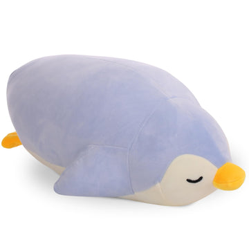 DENTRUN Penguin Stuffed Animals Bulk  Cute Penguin Plush Doll Play Toys for Kids Girls Boys mature-themeds Birthday Xmas Halloween Present Adorable Soft Plushies  12.20/18.11/22.44/25.98 Inchs  Blue  Black