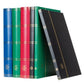 Leuchtturm A4 Sorter, 16 Black Pages, Cardboard Cover, 9" x 12", Black, Model 315975