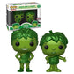 Funko Pop! Ad Icons: Green Giant And Sprout 2 Pack [Metallic] - Sdcc Debut