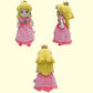 Hanbo Super Star Collection Princess Peach Plush Toy Princess Rosalina & Daisy Stuffed Plush 10.2''/26Cm (Pink And Yellow)