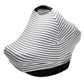 Multi-use Cover, Gray/White Stripes