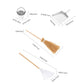 Abaodam Miniature Dollhouse Cleaning Set Mini Floor Mop Bucket Broom Dustpan Models Housework Tool Decoration Accessories For Di