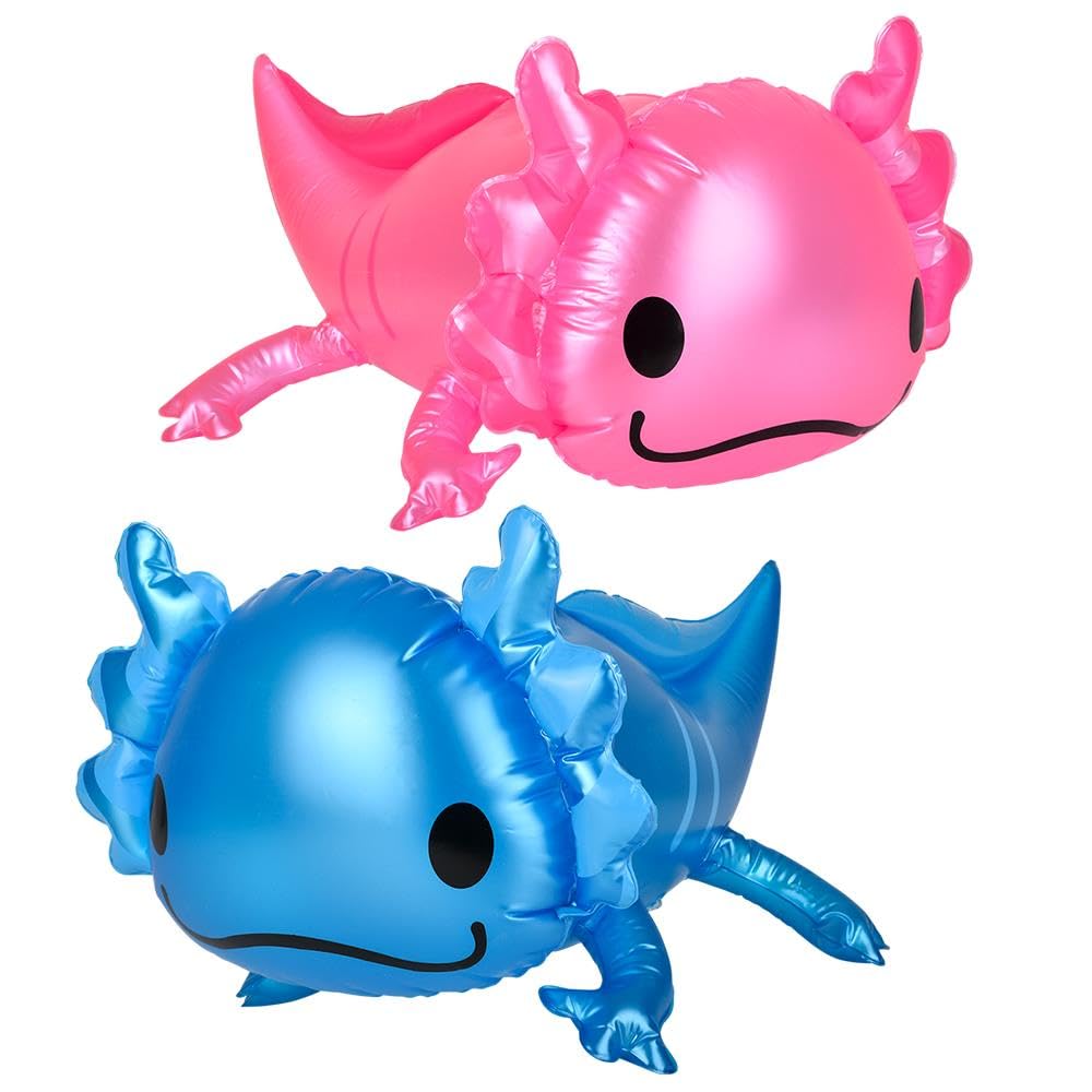 HAPPY DEALS Axolotl Inflatable Pool Toy Set 2 Pc Multi 24 Inch – Toytooth