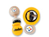 Babyfanatic Wood Rattle 2 Pack - Nfl Philadelphia Eagles - Officially Licensed Baby Toy Set