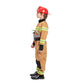 Jazgrom Kids Firefighter Costume For Toddler Fireman Boys Halloween Costumes Dress Up With Accessories Role Play Unisex Brown