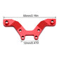Aluminum Alloy Front Damper Plate for Arrma 1/18 Typhon GROM MEGA 380 Brushed 4X4 Small Scale Buggy Upgrade Parts,Replace ARA210