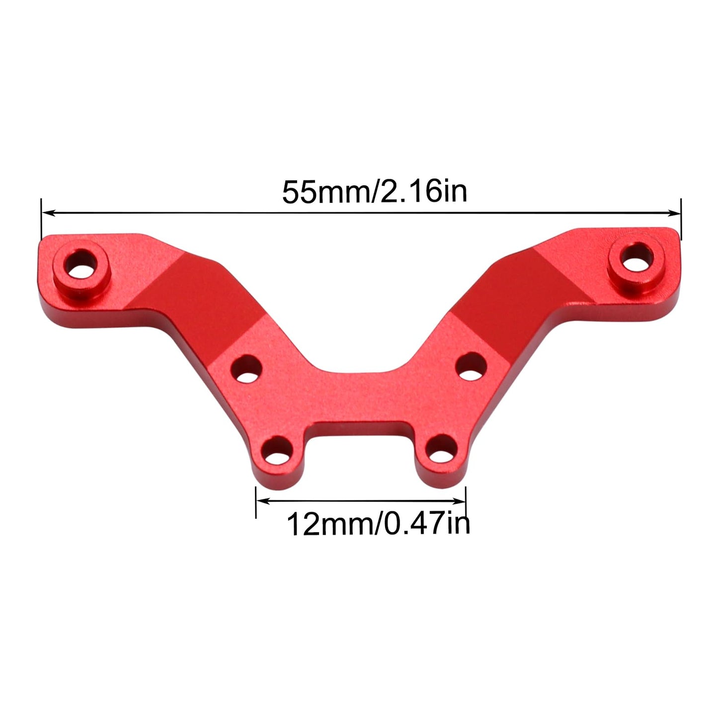 Aluminum Alloy Front Damper Plate for Arrma 1/18 Typhon GROM MEGA 380 Brushed 4X4 Small Scale Buggy Upgrade Parts,Replace ARA210