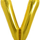 Toniful 40 Inch Large Gold Letter V Balloons Helium Balloons,Foil Mylar Big Balloons For Birthday Party Anniversary Supplies Dec