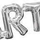 Amscan Party Silver Foil Balloon