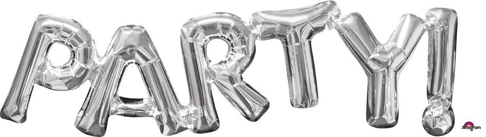 Amscan Party Silver Foil Balloon