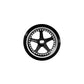 Abendor 4Pcs Rc Drift Wheels and Drift Tires for 1/28 Wltoys K969 K989 P929, Alloy Rc Drift Car Wheels with Hard Rubber Tires fo