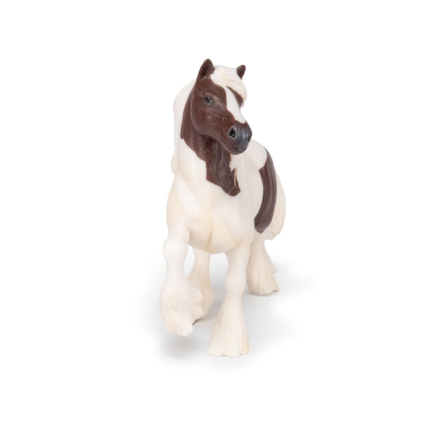 Papo - Hand-Painted - Figurine - Horses,Foals And Ponies - Skewbald Irish Cob Figure-51513 - Collectible - For Children - Suitable For Boys And Girls - From 3 Years Old