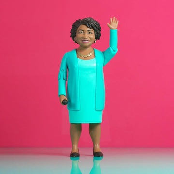 Fctry Stacey Abrams Real Life Political Action Figure: Collectible, Novelty, Stocking Stuffer Holiday Idea For Adults, Cute Desk Accessories For Home & Office